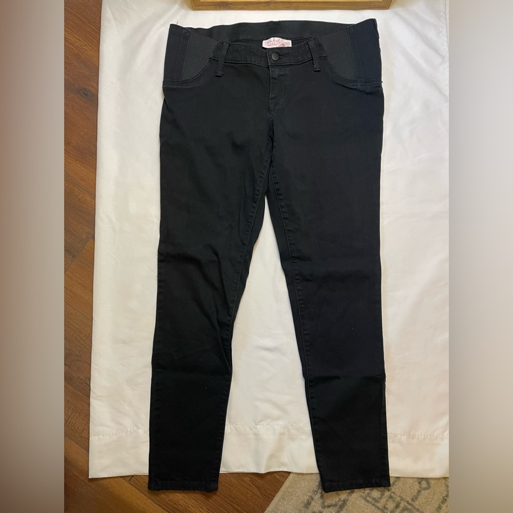 Isabel Maternity size 8 black skinny jeans